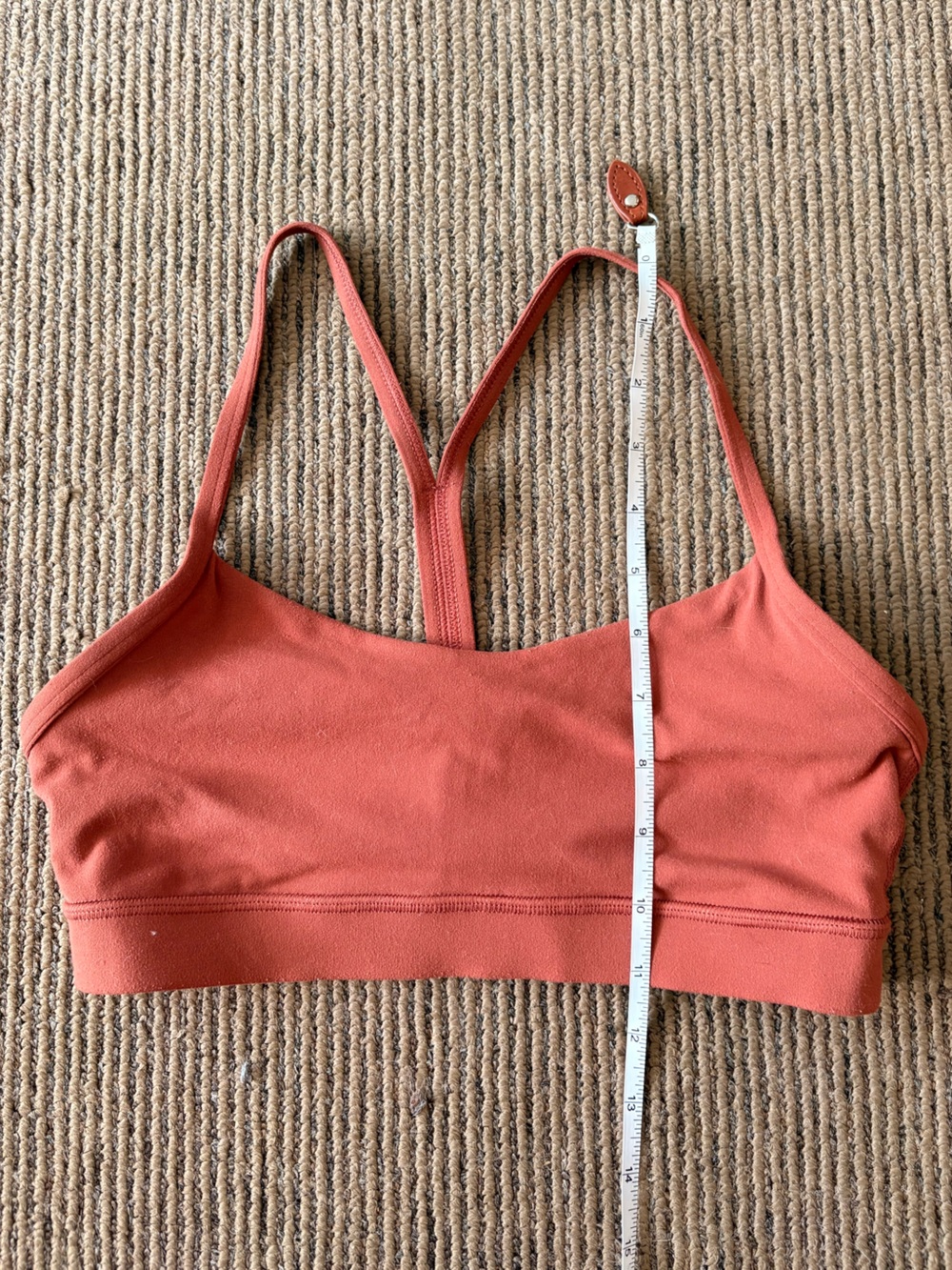 Lululemon Flow Y Bra *Nulu in Rustic Clay size 4 or 6? - Picture 6 of 7